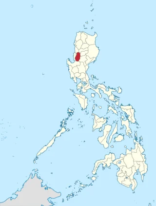 Benguet highlighted on the map of the Philippines