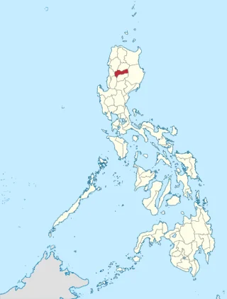 Mountain Province (Sagada) highlighted on the map of the Philippines