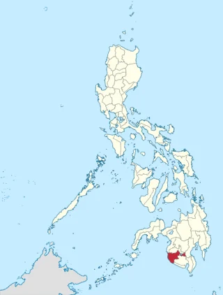 Sultan Kudarat highlighted on the map of the Philippines